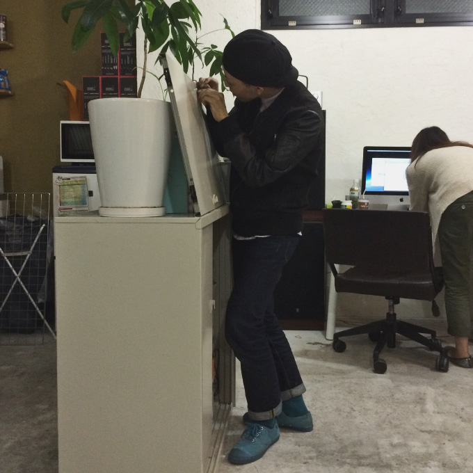 鍵あけわしています。